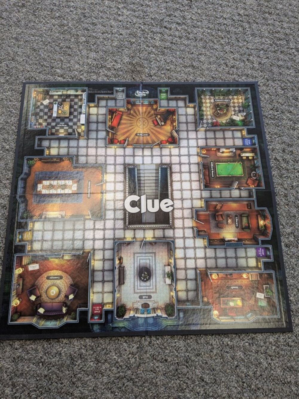 2023 Classic Clue Board Game Replacement Parts Game Board Instructions - Picture 4 of 7
